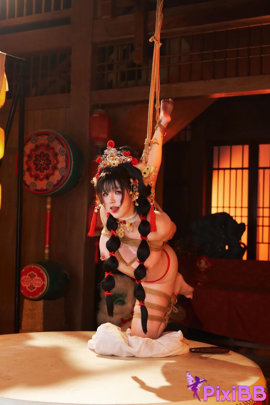 Cosplayer Axun kaOri new year photos PixiBB.COM 091