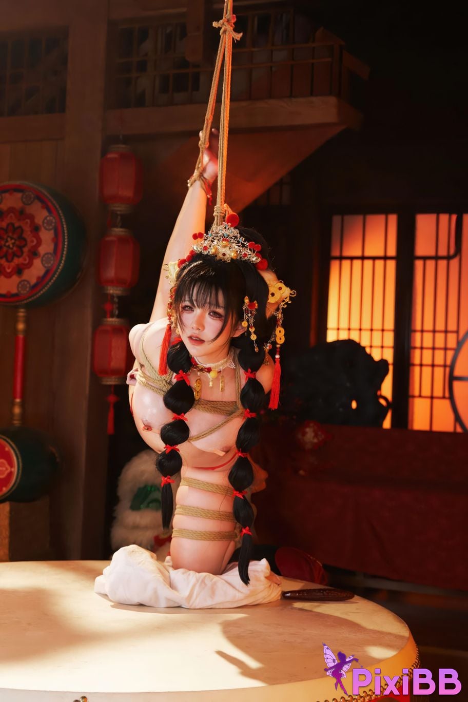 Cosplayer Axun kaOri new year photos PixiBB.COM 095