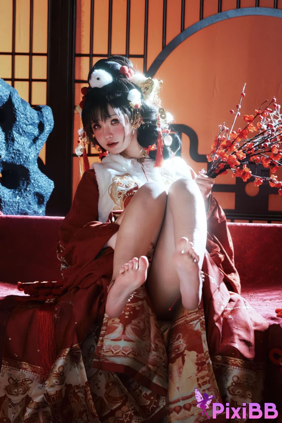 Cosplayer Axun kaOri new year photos PixiBB.COM 174