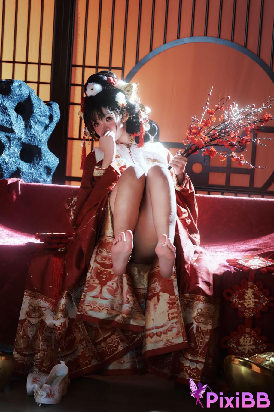 Cosplayer Axun kaOri new year photos PixiBB.COM 176