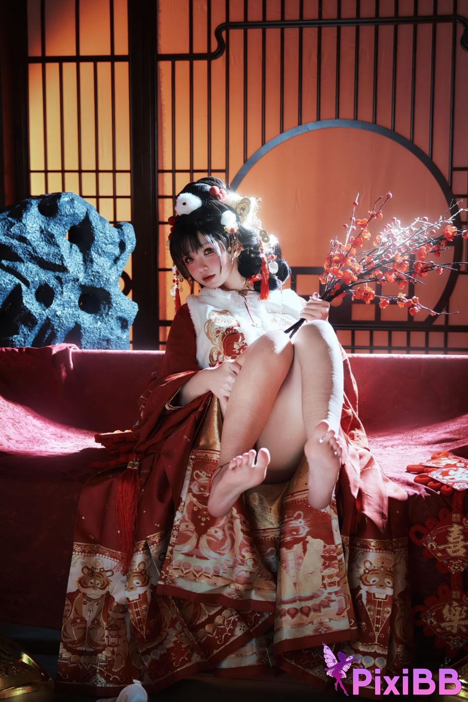 Cosplayer Axun kaOri new year photos PixiBB.COM 177