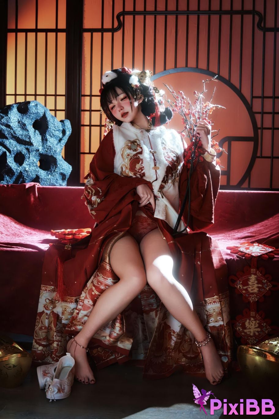 Cosplayer Axun kaOri new year photos PixiBB.COM 179