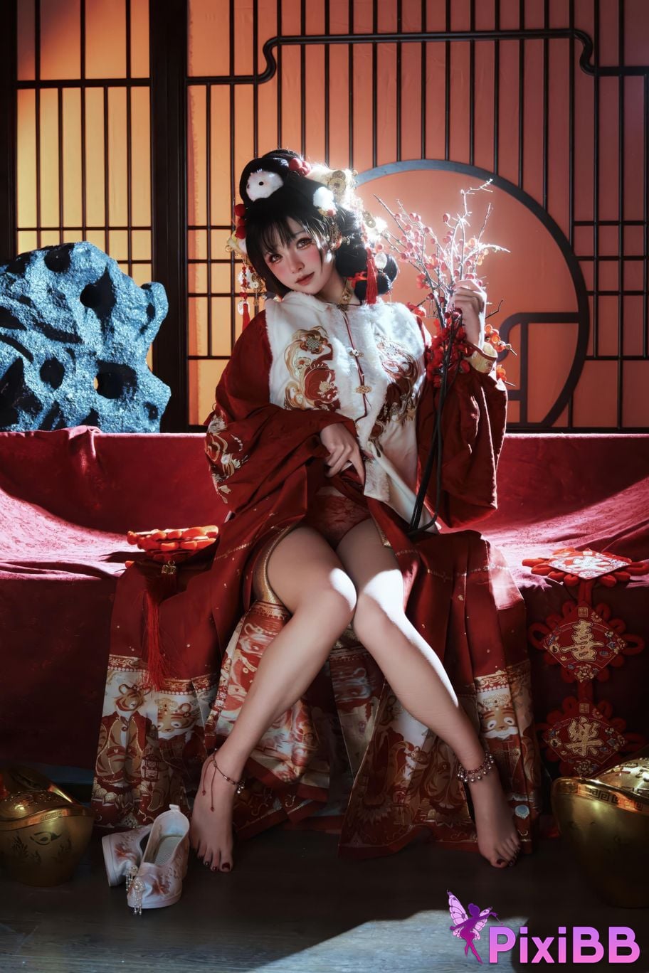 Cosplayer Axun kaOri new year photos PixiBB.COM 180