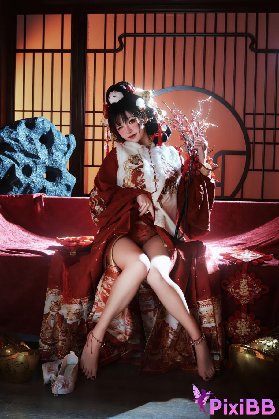 Cosplayer Axun kaOri new year photos PixiBB.COM 181