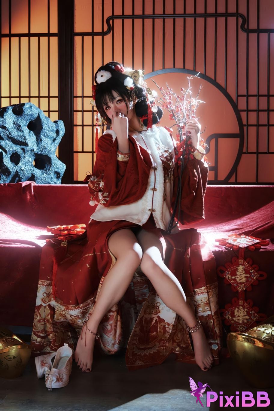 Cosplayer Axun kaOri new year photos PixiBB.COM 182