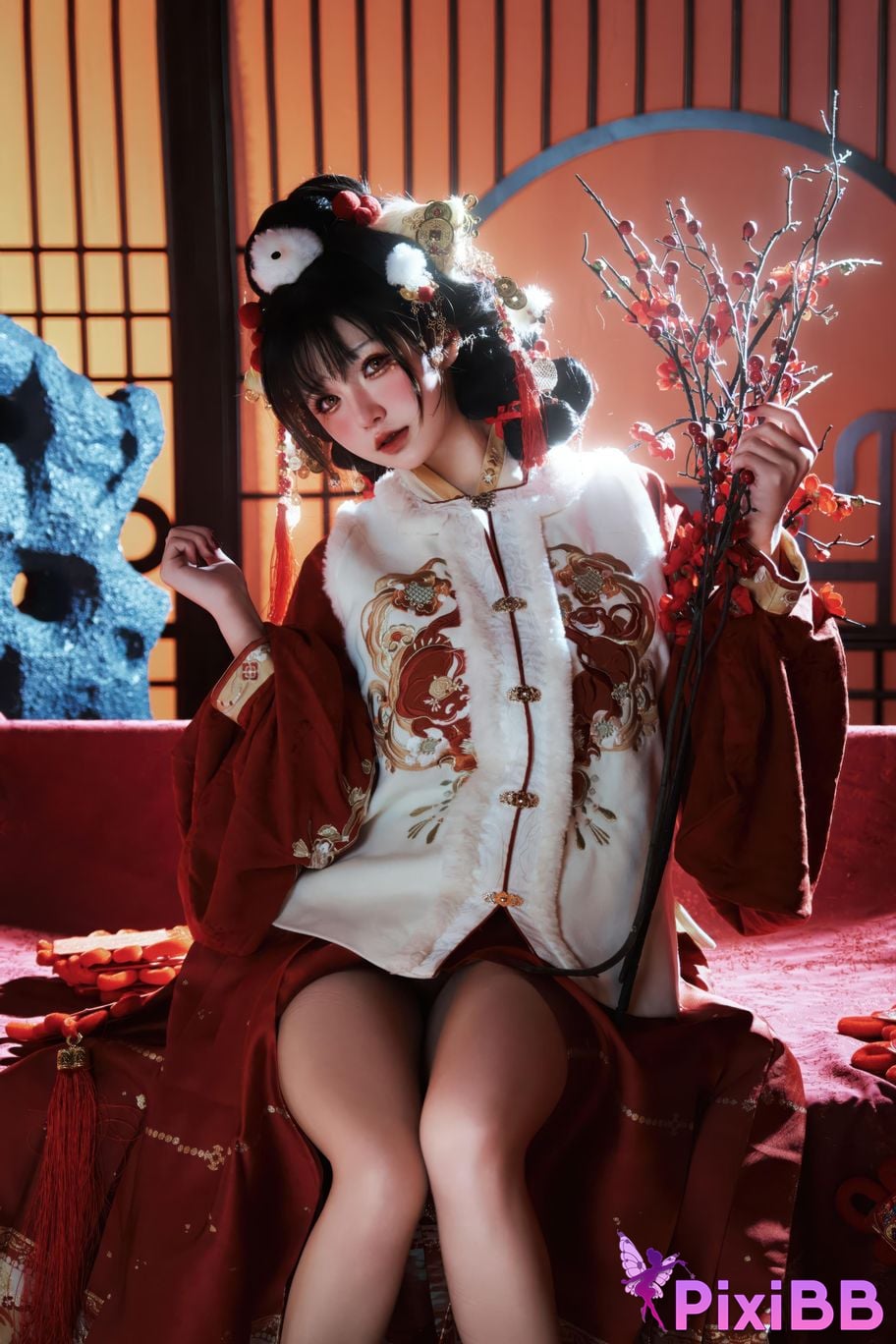 Cosplayer Axun kaOri new year photos PixiBB.COM 184