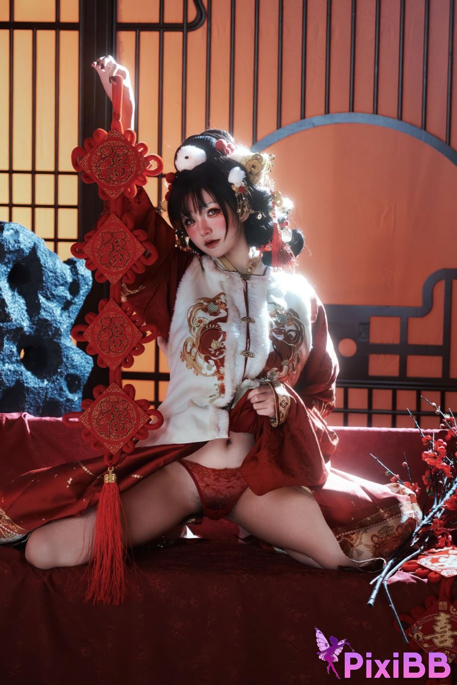 Cosplayer Axun kaOri new year photos PixiBB.COM 187