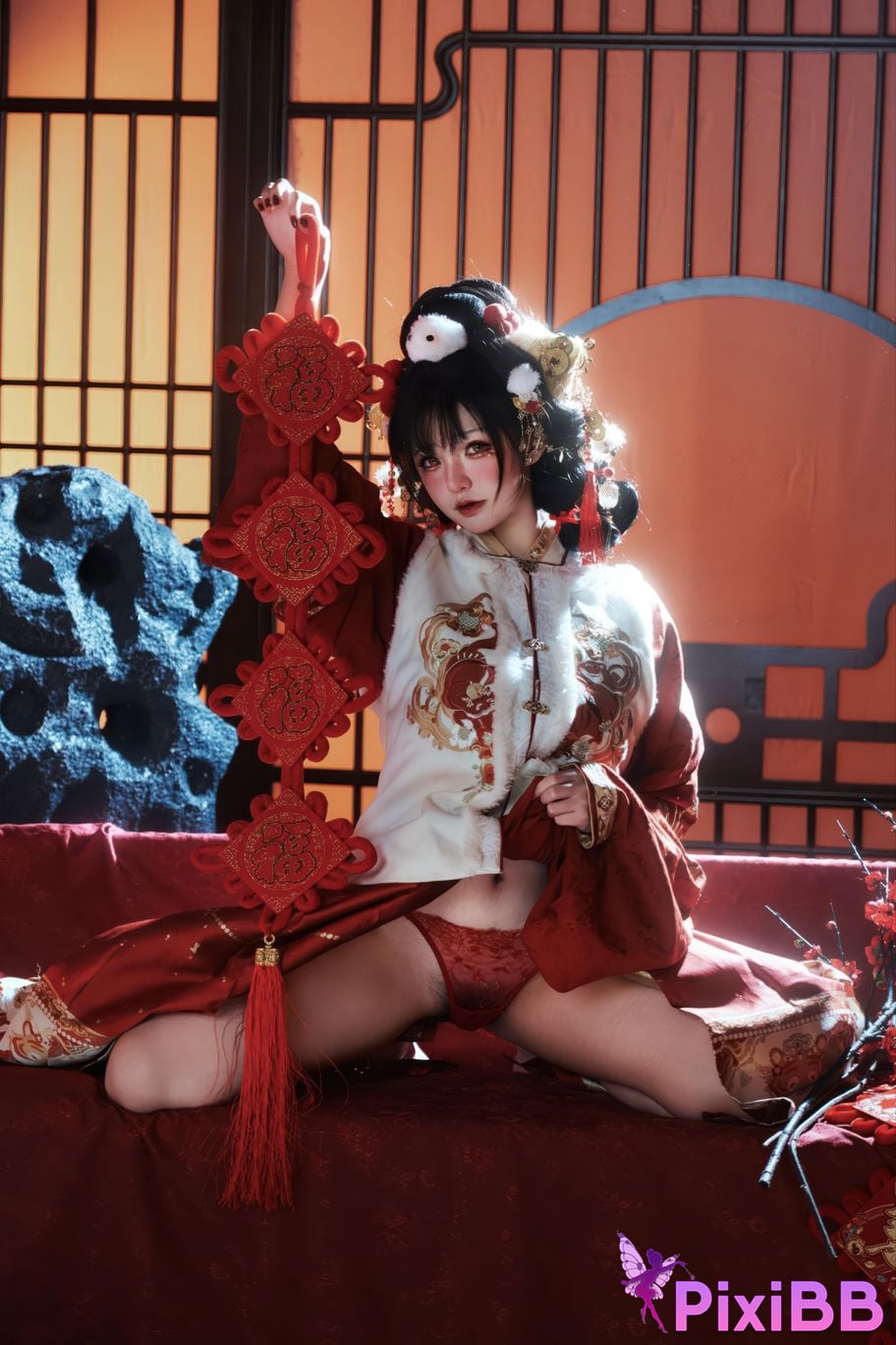 Cosplayer Axun kaOri new year photos PixiBB.COM 188