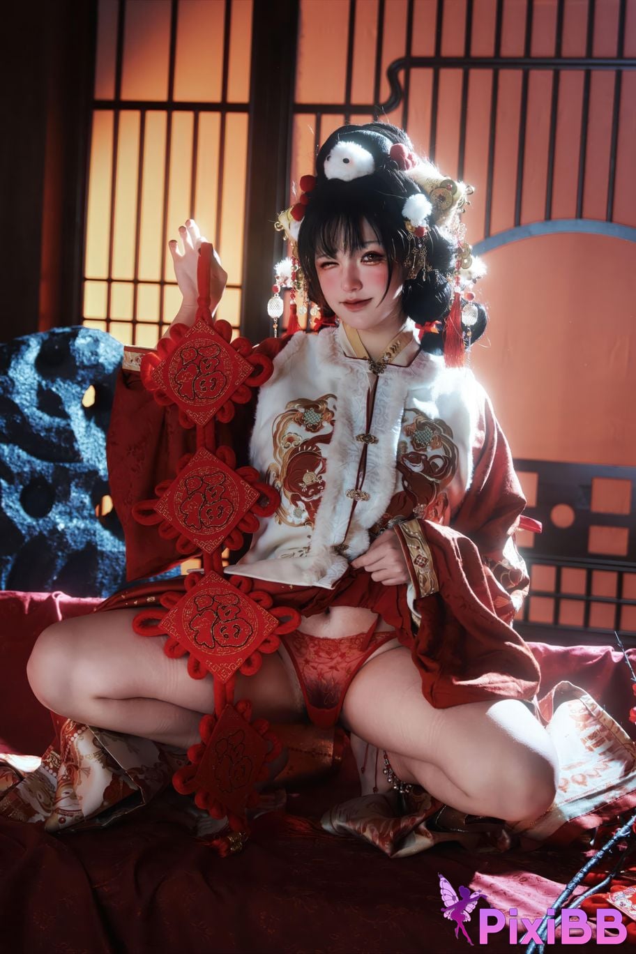 Cosplayer Axun kaOri new year photos PixiBB.COM 191