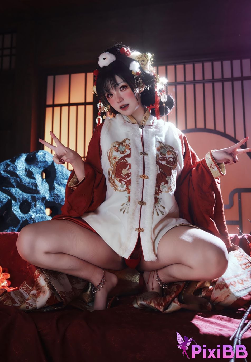 Cosplayer Axun kaOri new year photos PixiBB.COM 193