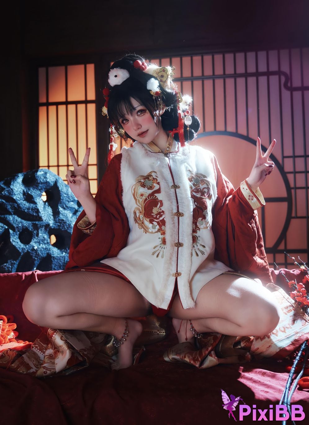 Cosplayer Axun kaOri new year photos PixiBB.COM 195