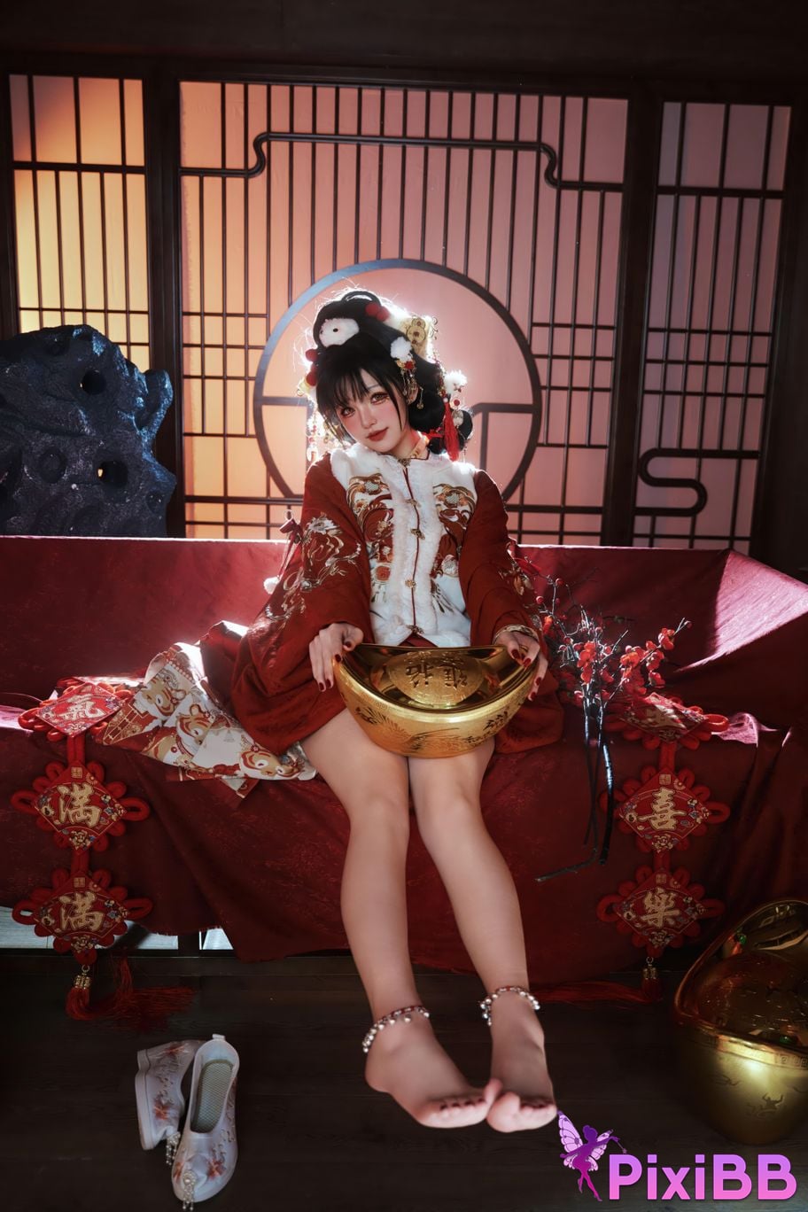 Cosplayer Axun kaOri new year photos PixiBB.COM 208