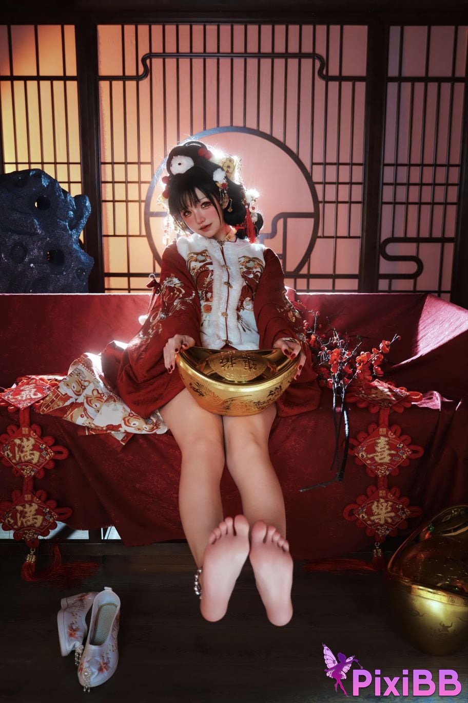 Cosplayer Axun kaOri new year photos PixiBB.COM 209