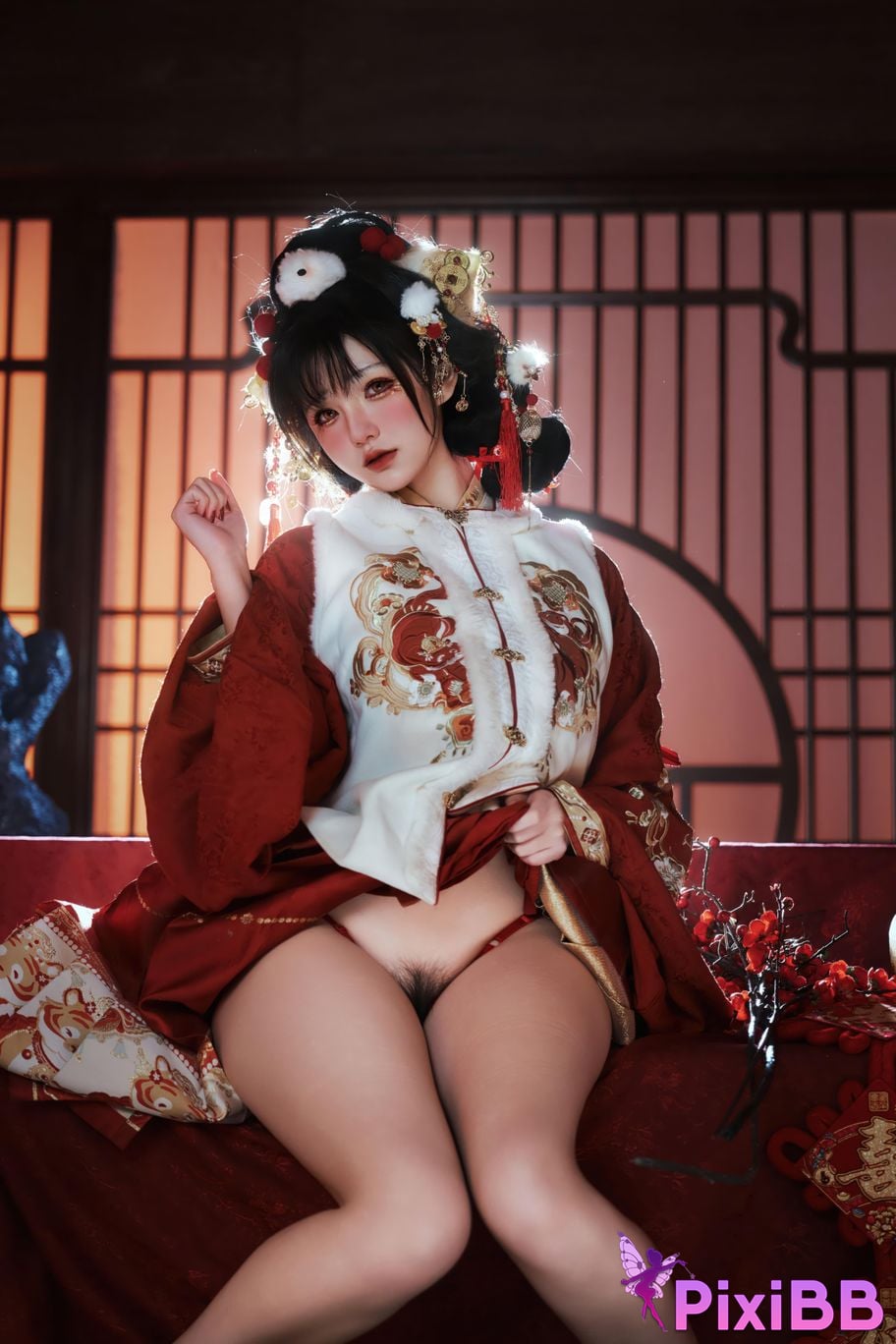 Cosplayer Axun kaOri new year photos PixiBB.COM 212