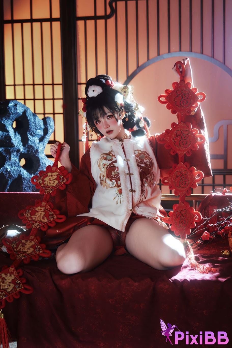 Cosplayer Axun kaOri new year photos PixiBB.COM 219