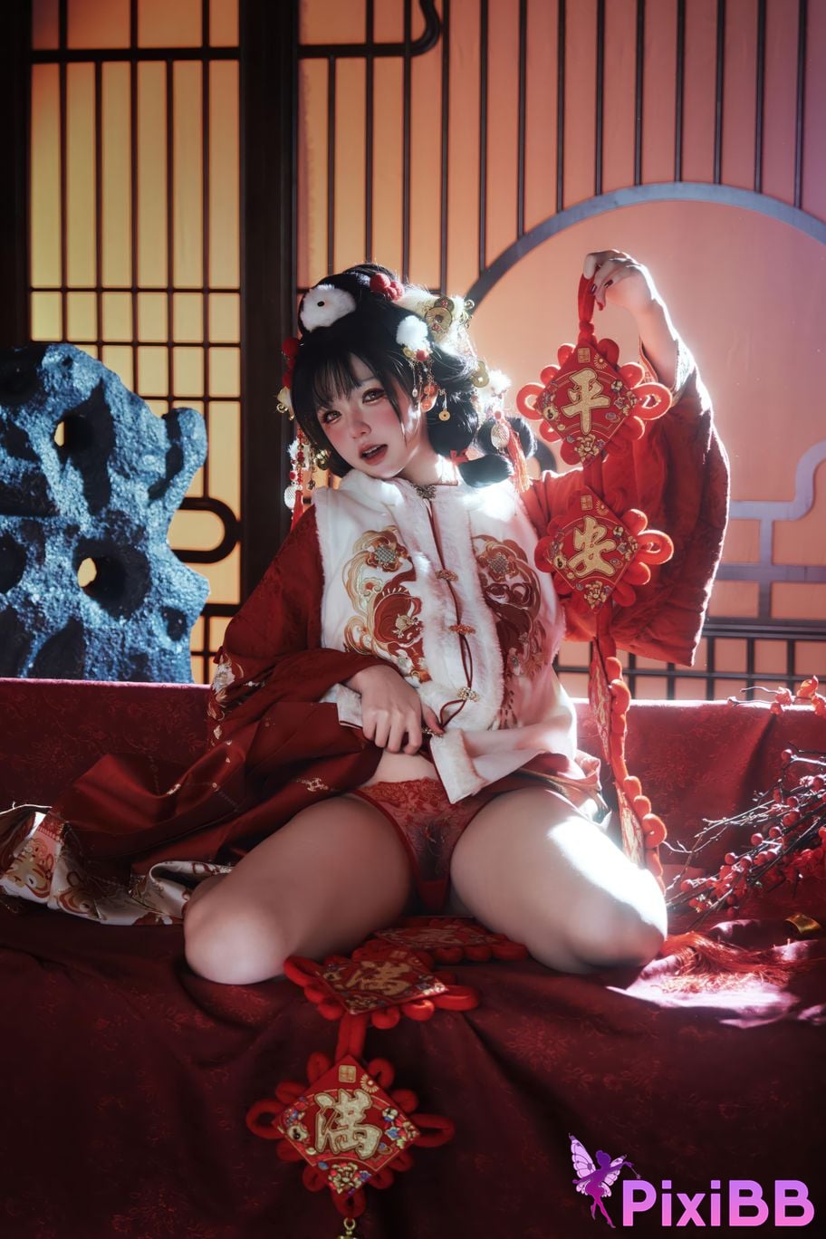 Cosplayer Axun kaOri new year photos PixiBB.COM 221