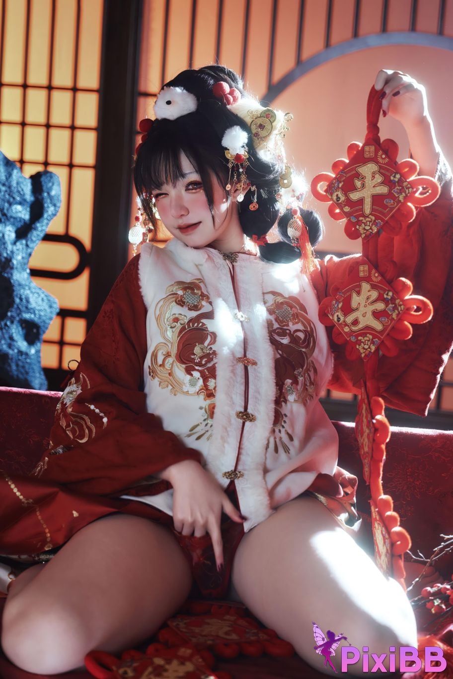 Cosplayer Axun kaOri new year photos PixiBB.COM 222