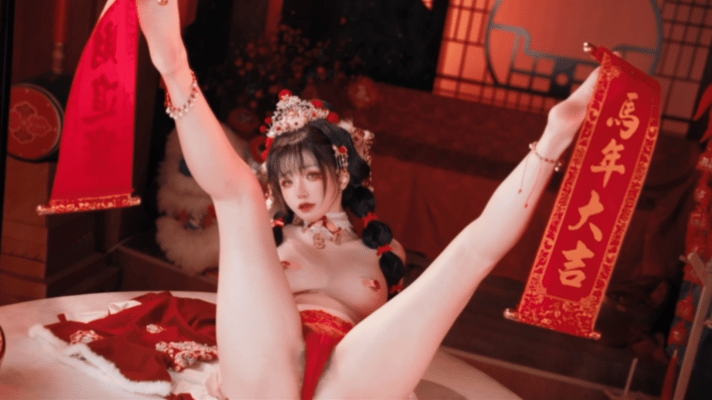 Cosplayer Axun kaOri new year photos PixiBB.COM 530