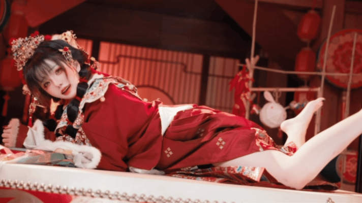 Cosplayer Axun kaOri new year photos PixiBB.COM 571