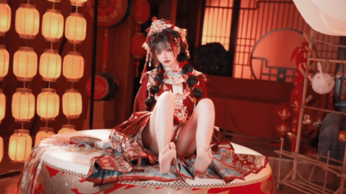 Cosplayer Axun kaOri new year photos PixiBB.COM 572