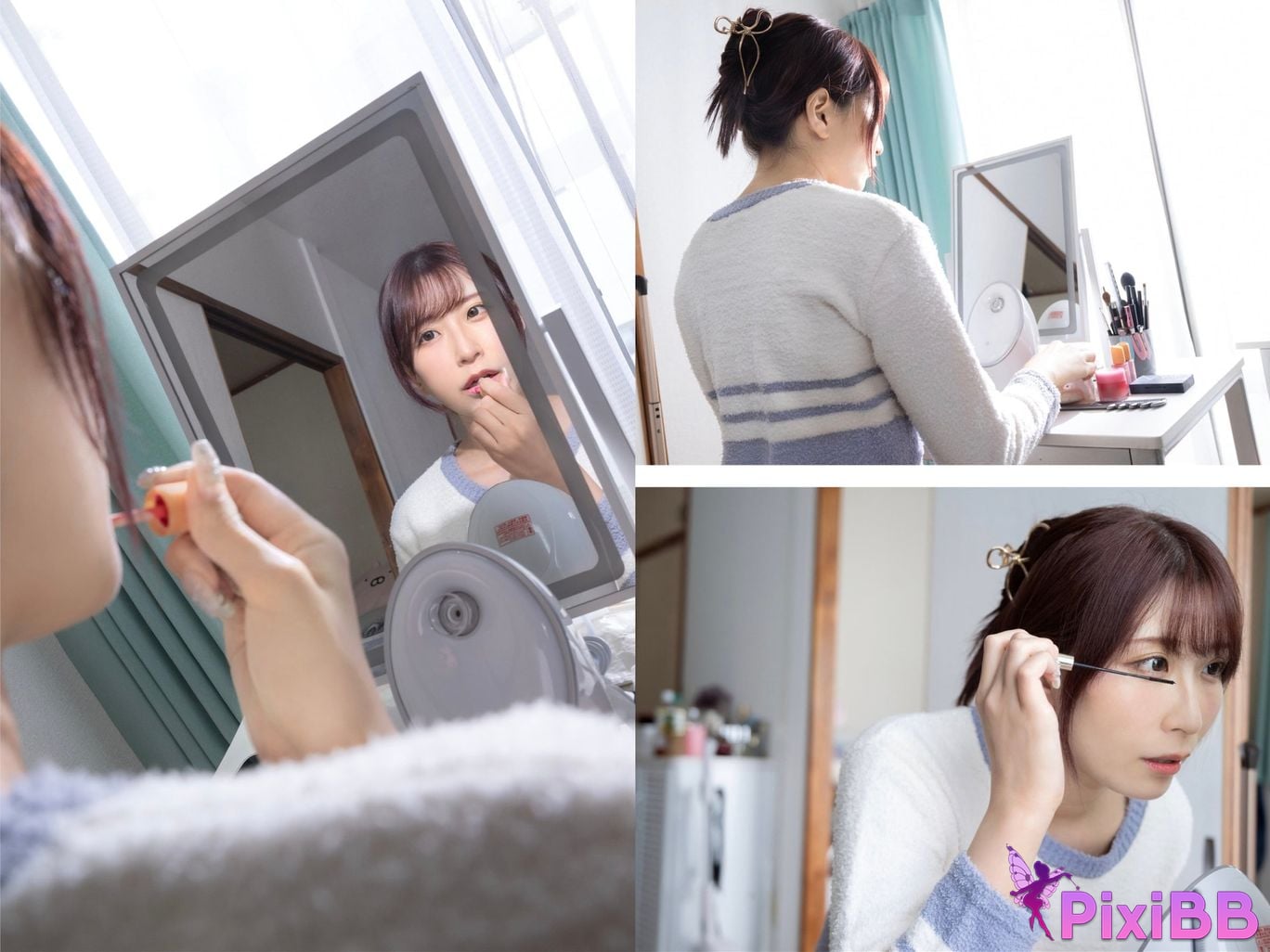 Japanese Idol Kasumi Tsukino First time undressing Amateur Kana Former race queen Nude photo collection PixiBB.COM 024