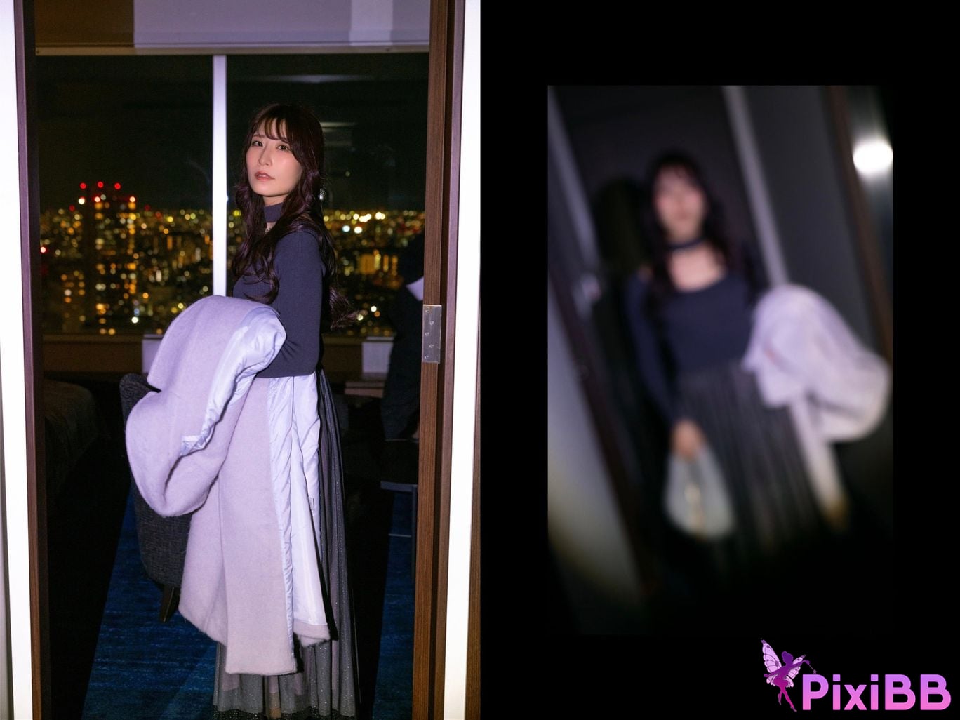 Japanese Idol Kasumi Tsukino First time undressing Amateur Kana Former race queen Nude photo collection PixiBB.COM 055