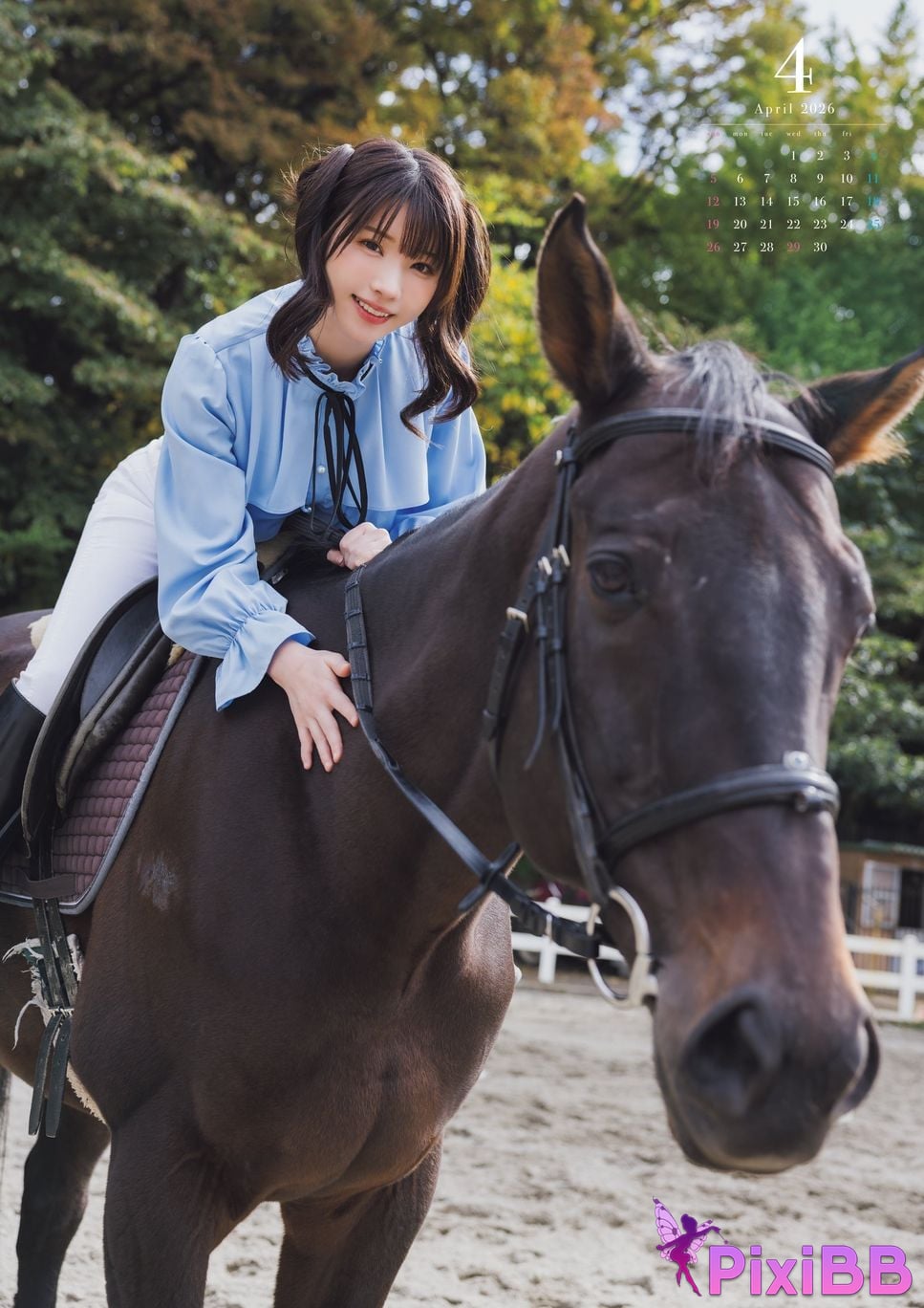 Japanese Idol Enako Calendar Book 2026.4 2027.3 Dian Zi Te Bie Ban PixiBB.COM 006