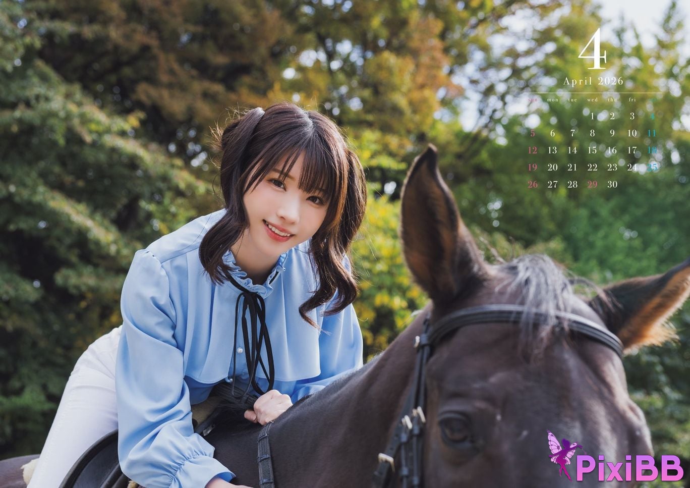 Japanese Idol Enako Calendar Book 2026.4 2027.3 Dian Zi Te Bie Ban PixiBB.COM 007