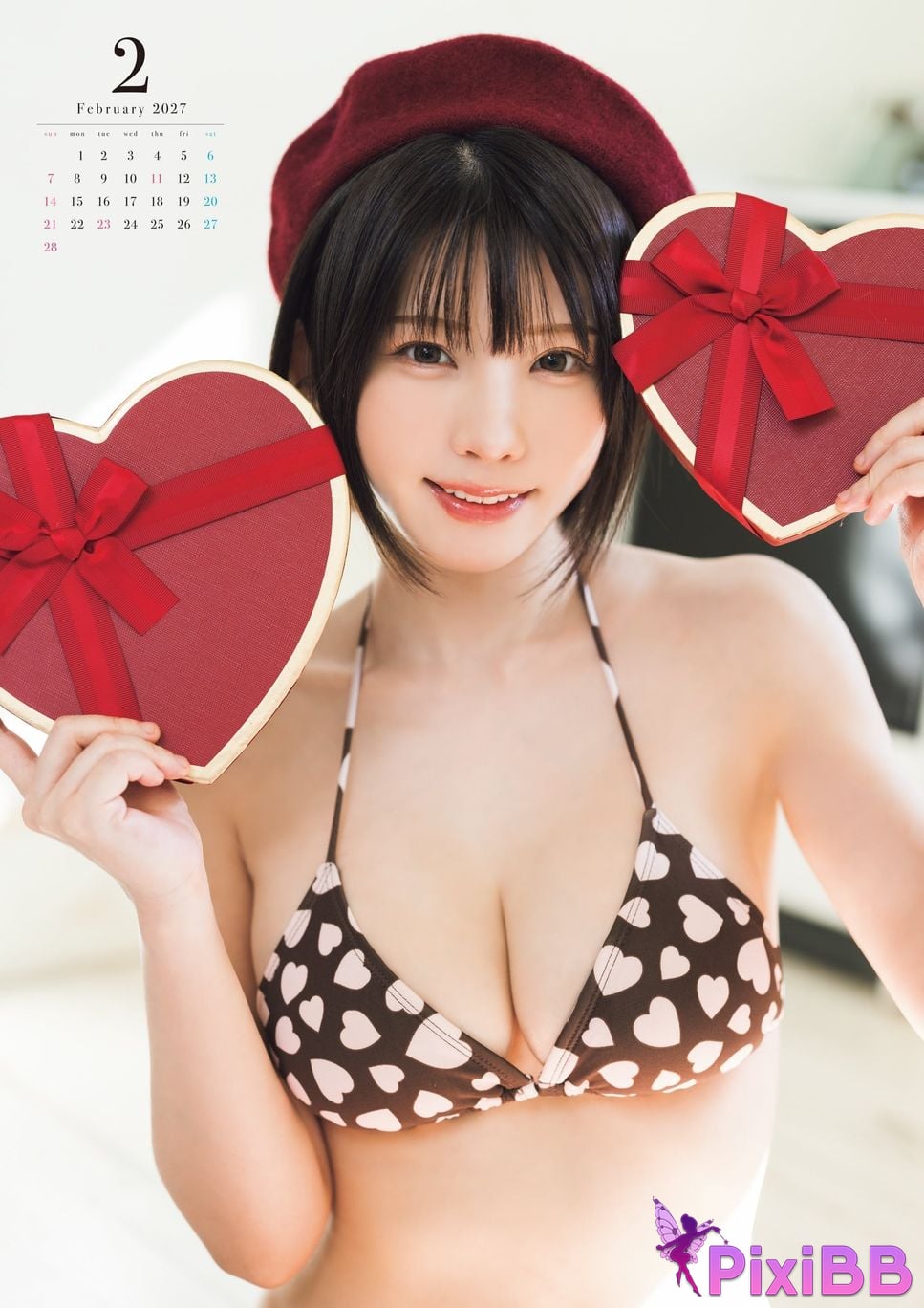 Japanese Idol Enako Calendar Book 2026.4 2027.3 Dian Zi Te Bie Ban PixiBB.COM 040