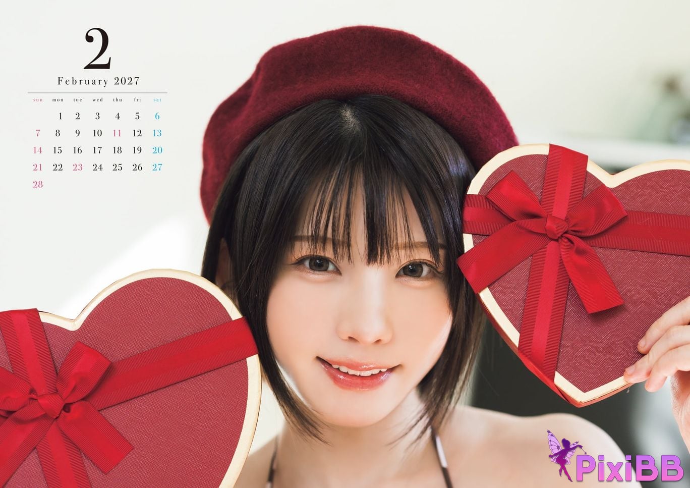 Japanese Idol Enako Calendar Book 2026.4 2027.3 Dian Zi Te Bie Ban PixiBB.COM 041