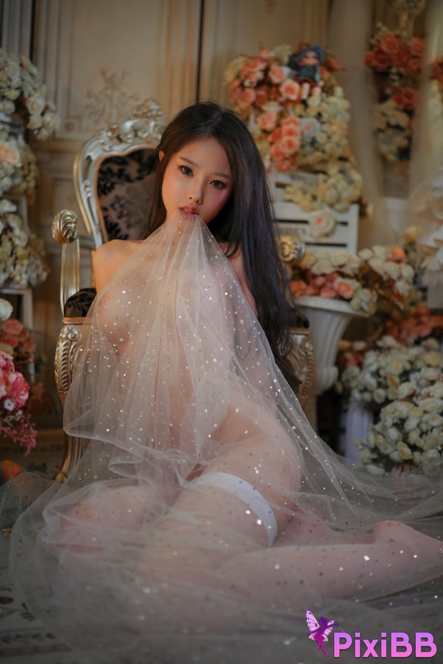 Cosplayer Titanium alloy TiTi Flower dance PixiBB.COM 041