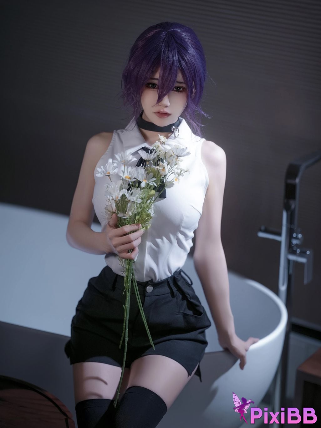 Cosplayer small store chiyo w Patreon subscription chain saw man Lesse PixiBB.COM 002