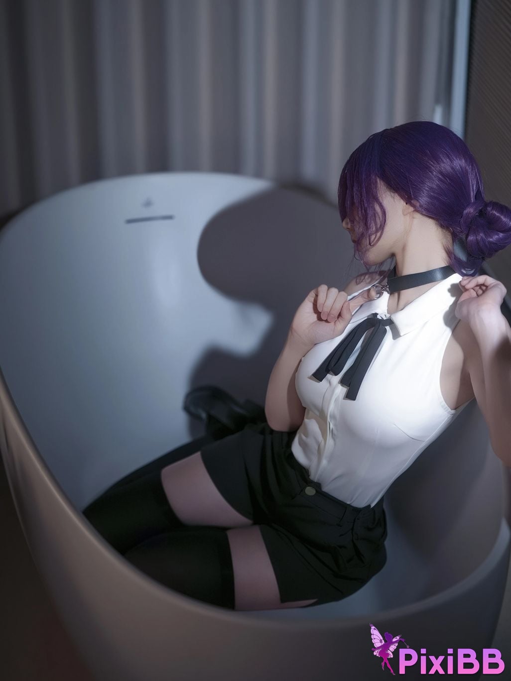 Cosplayer small store chiyo w Patreon subscription chain saw man Lesse PixiBB.COM 008