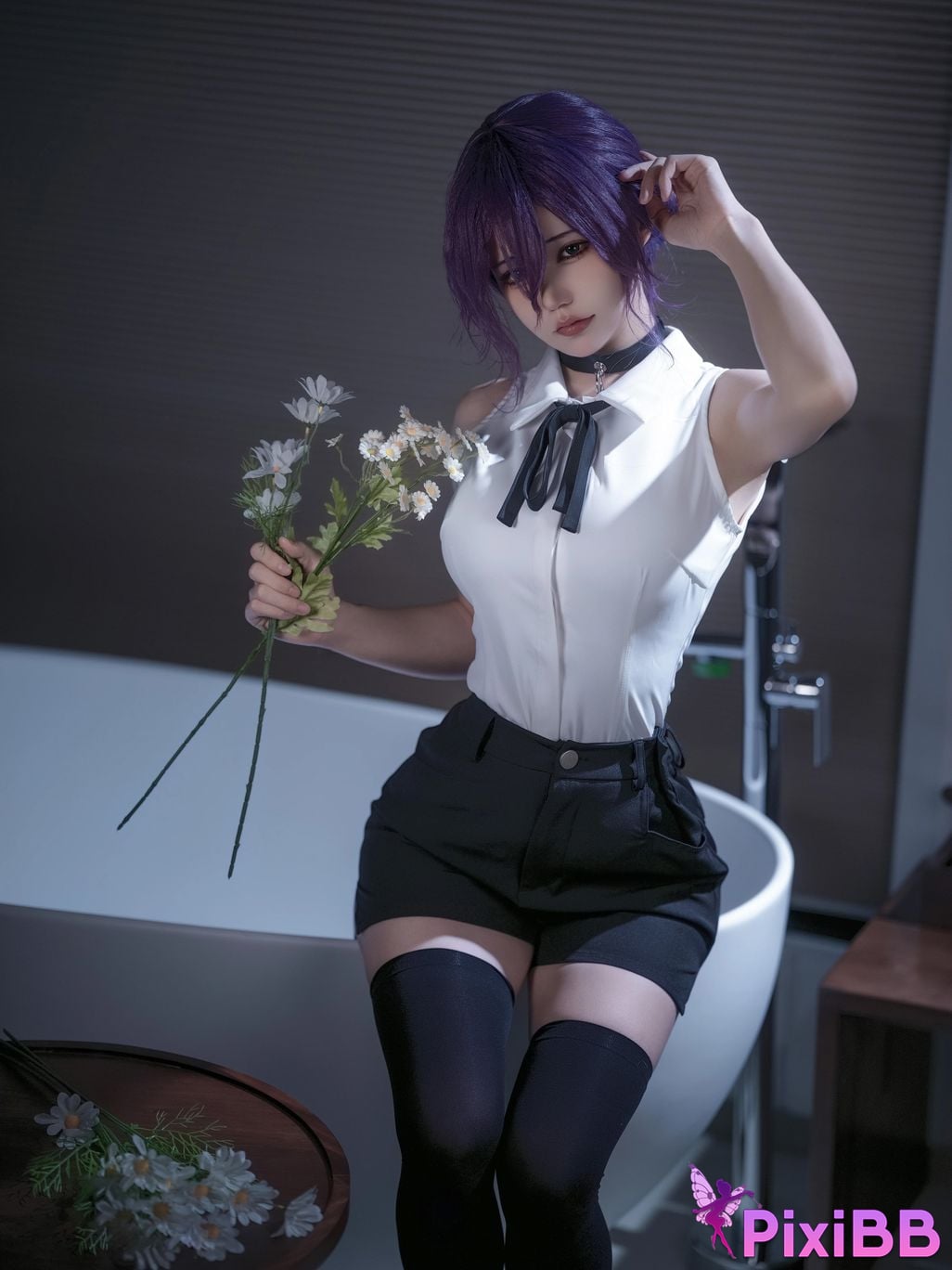 Cosplayer small store chiyo w Patreon subscription chain saw man Lesse PixiBB.COM 012