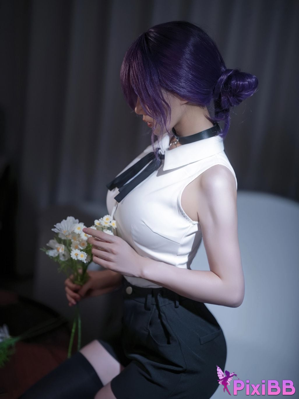 Cosplayer small store chiyo w Patreon subscription chain saw man Lesse PixiBB.COM 023