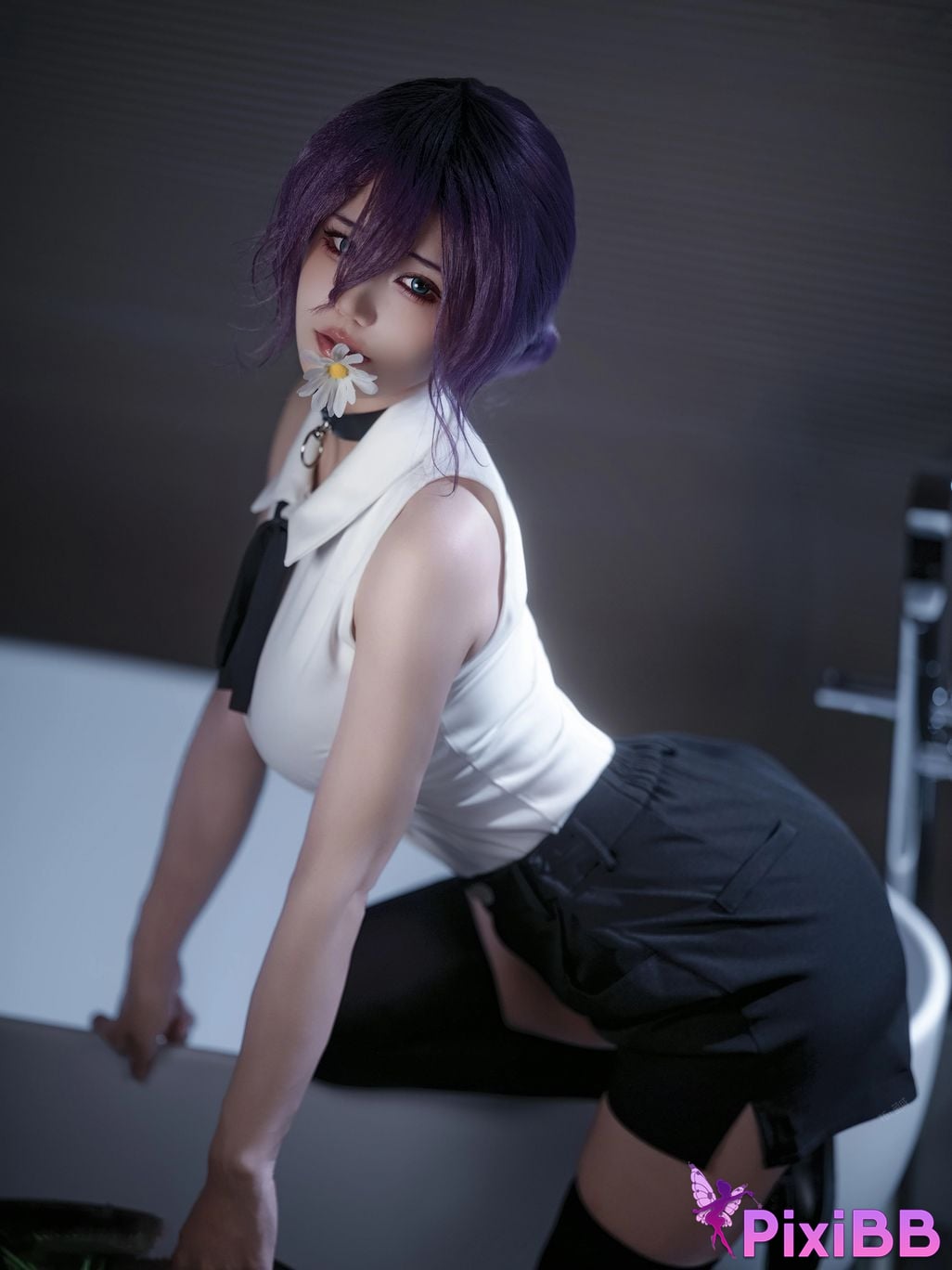 Cosplayer small store chiyo w Patreon subscription chain saw man Lesse PixiBB.COM 028