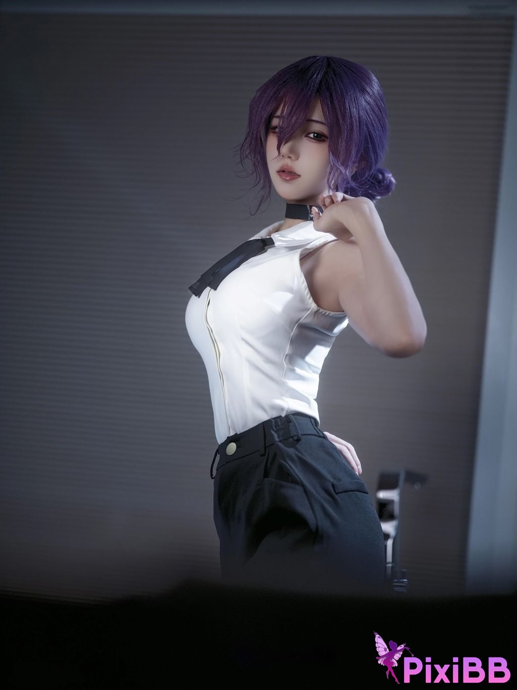 Cosplayer small store chiyo w Patreon subscription chain saw man Lesse PixiBB.COM 030