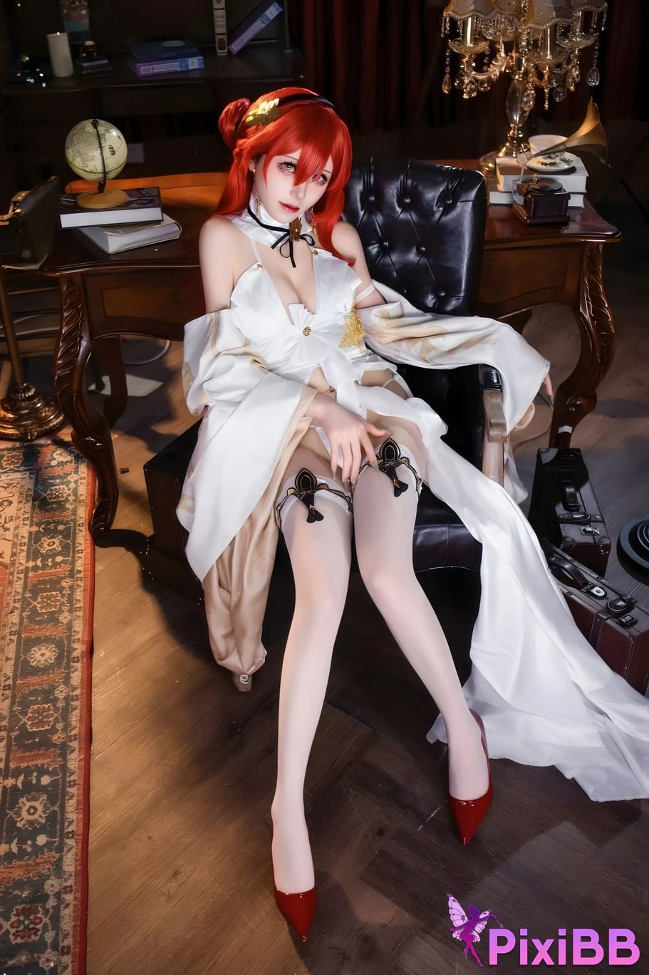 Cosplayer Shuangmu Fusu Collapse Star Dome Railway Himeko PixiBB.COM 001