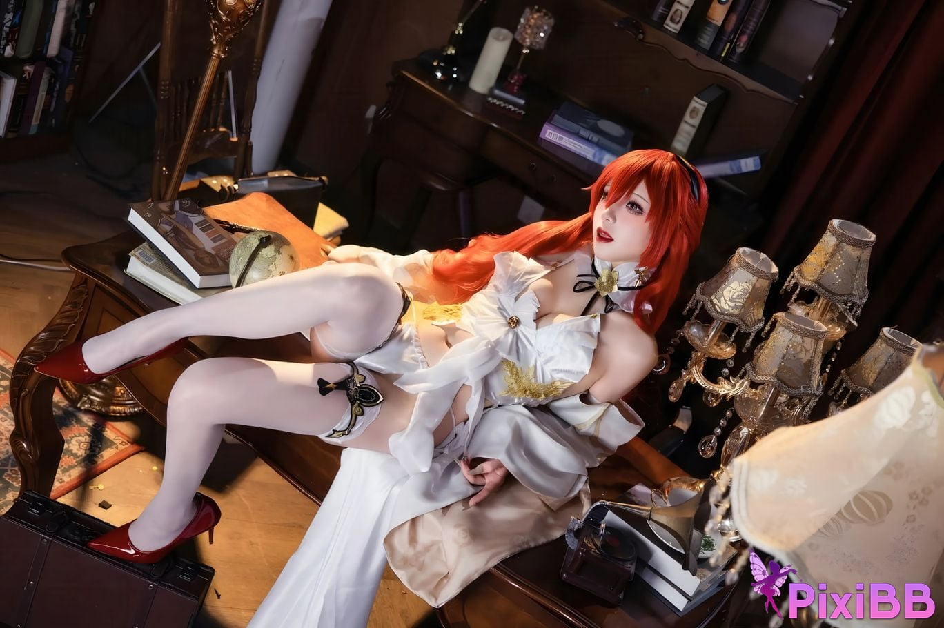 Cosplayer Shuangmu Fusu Collapse Star Dome Railway Himeko PixiBB.COM 005