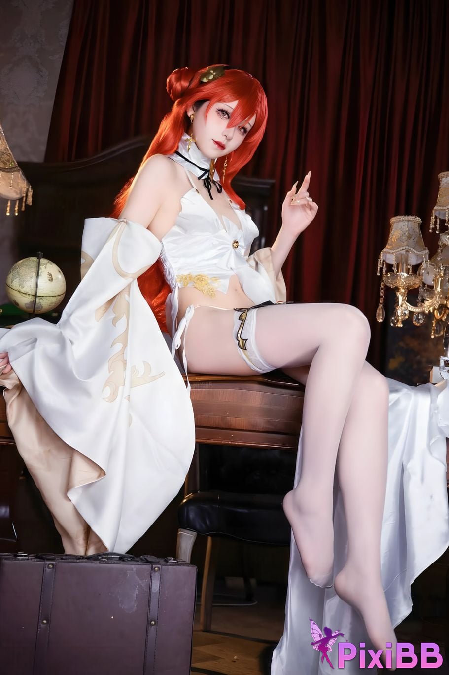 Cosplayer Shuangmu Fusu Collapse Star Dome Railway Himeko PixiBB.COM 017