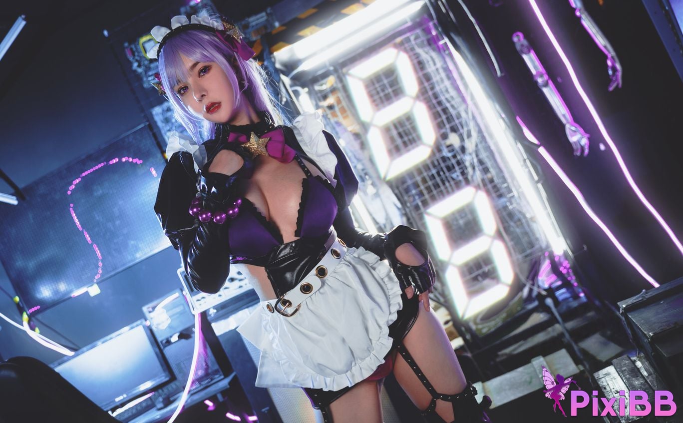 Cosplayer amazon catfish BB fan maid PixiBB.COM 001