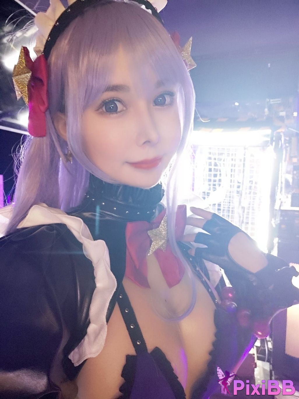 Cosplayer amazon catfish BB fan maid PixiBB.COM 006