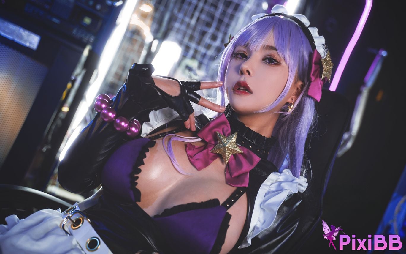 Cosplayer amazon catfish BB fan maid PixiBB.COM 016