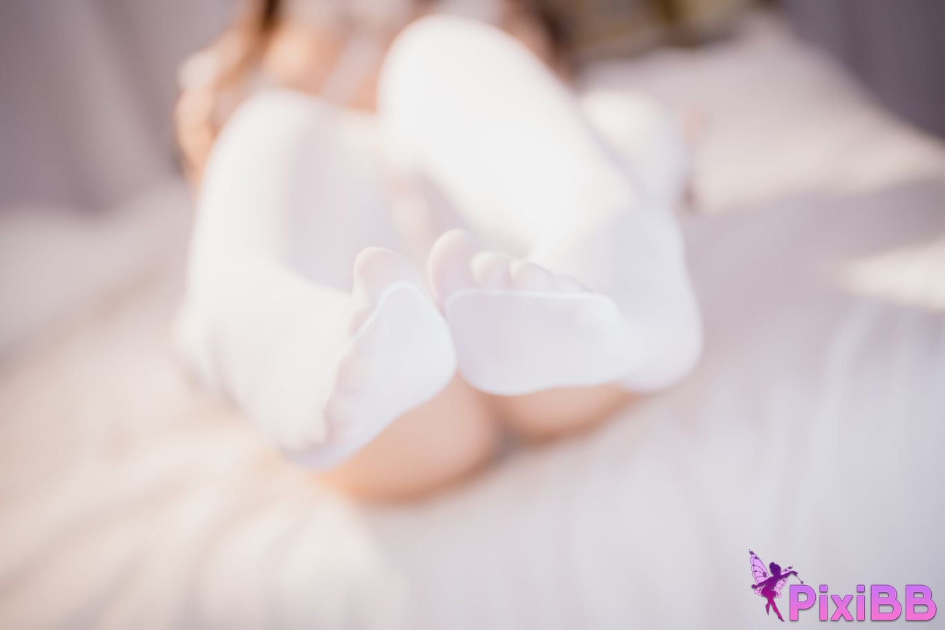 Cosplayer Kagurazaka Midwinter Plush white rabbit PixiBB.COM 033