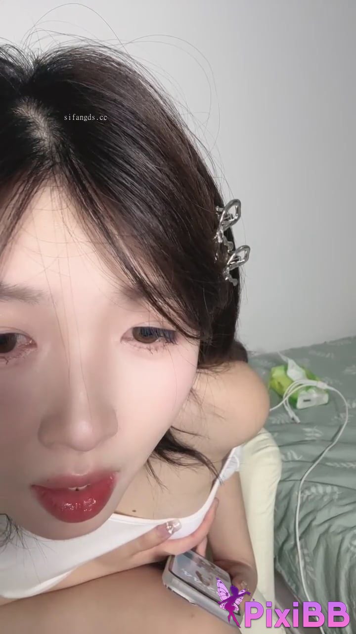 Sister Doudou white moonlight goddess peerless appearance Full scale private shooting PixiBB.COM 023