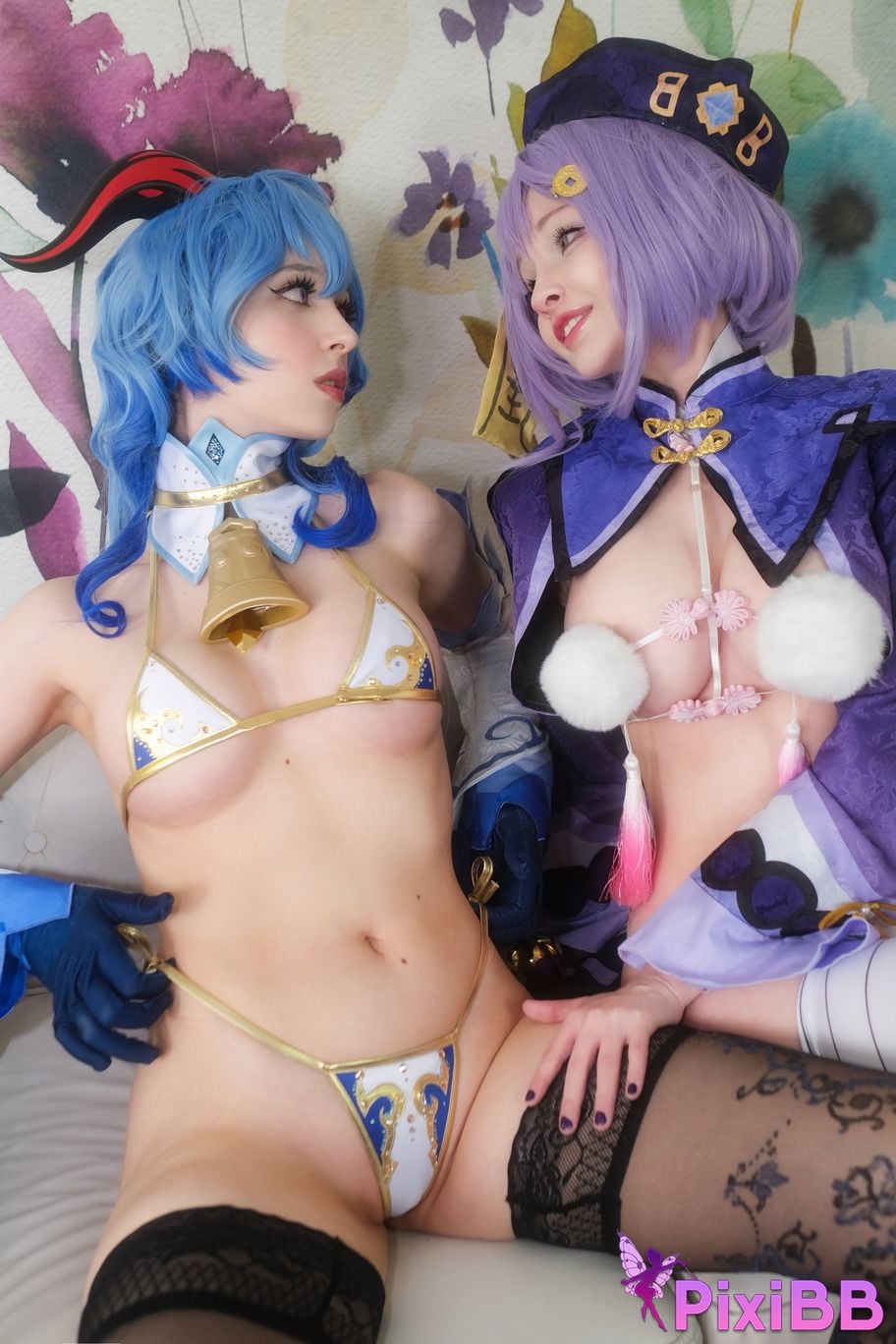 Hidori Rose & Gumiho Qiqi & Ganyu PixiBB.COM 39