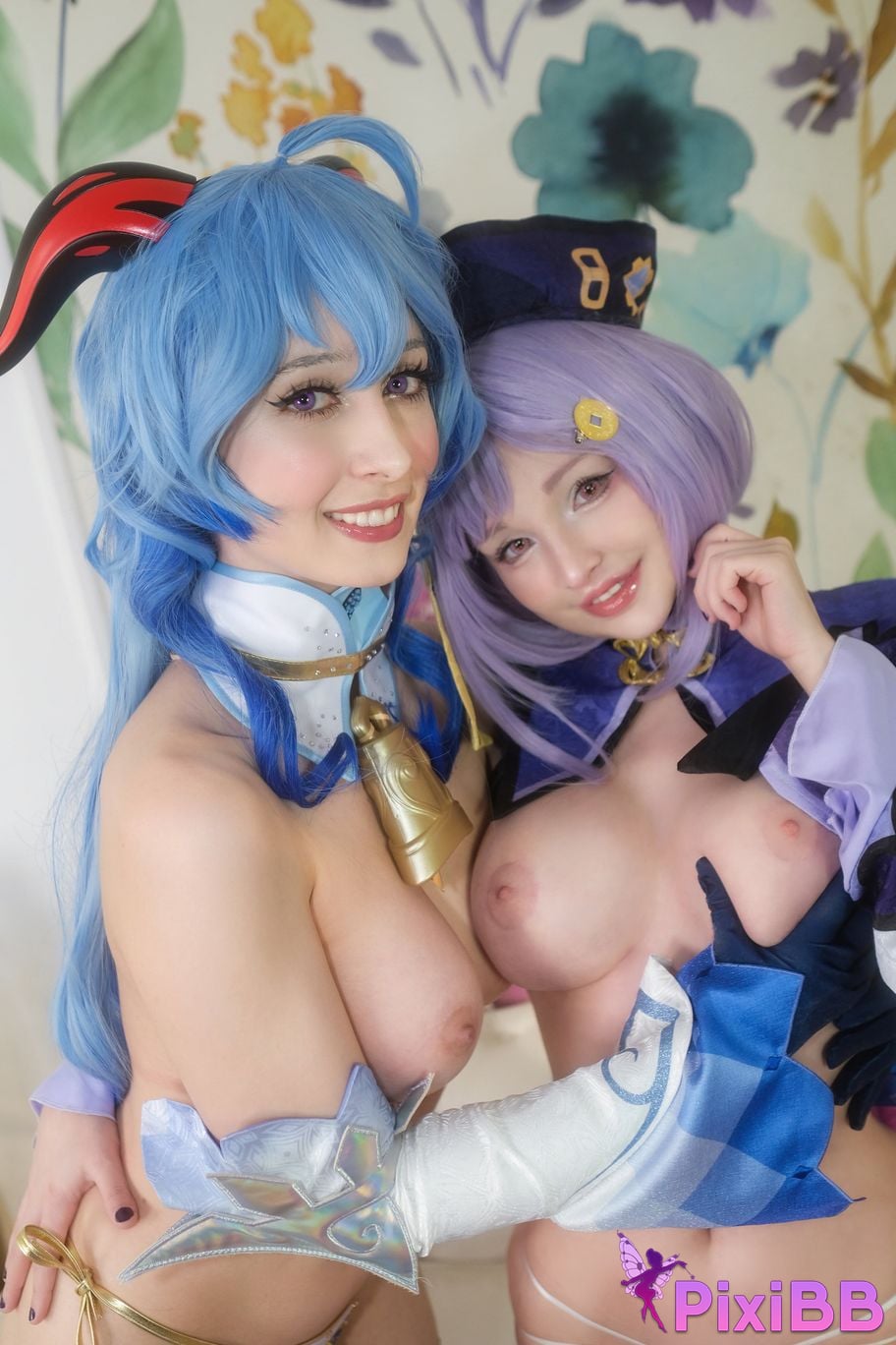 Hidori Rose & Gumiho Qiqi & Ganyu PixiBB.COM 8