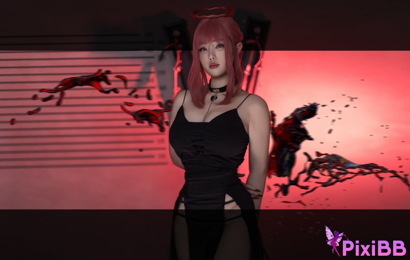 Cosplayer Titanium alloy TiTi Makima PixiBB.COM 001