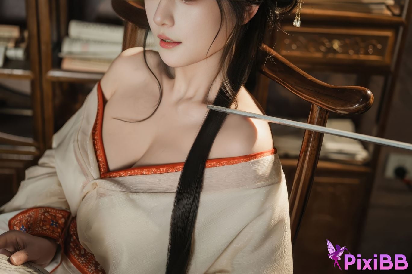 Cosplayer Xinglan is Lanlan and her name Lanmei. bound by infatuation PixiBB.COM 009