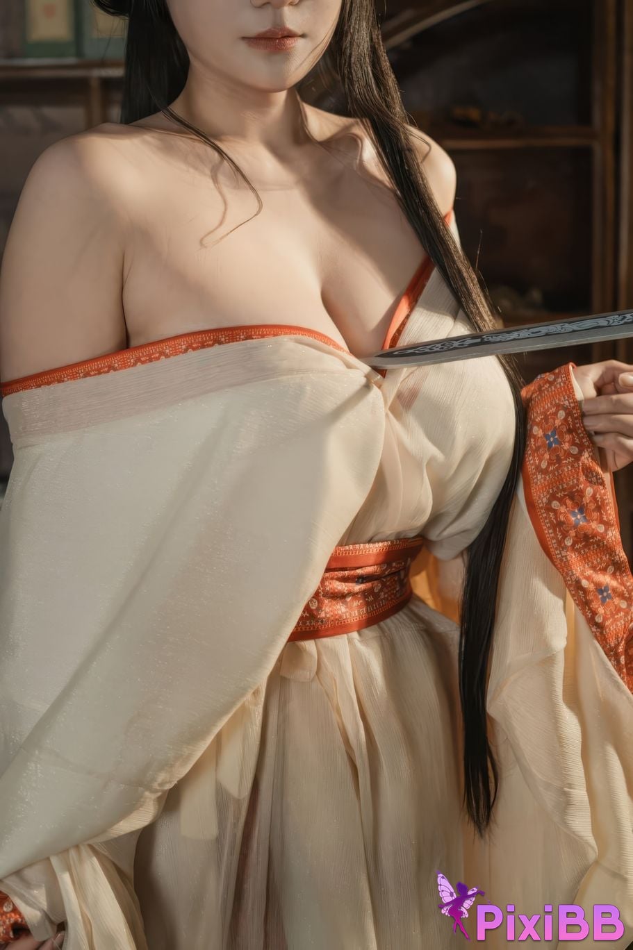 Cosplayer Xinglan is Lanlan and her name Lanmei. bound by infatuation PixiBB.COM 013